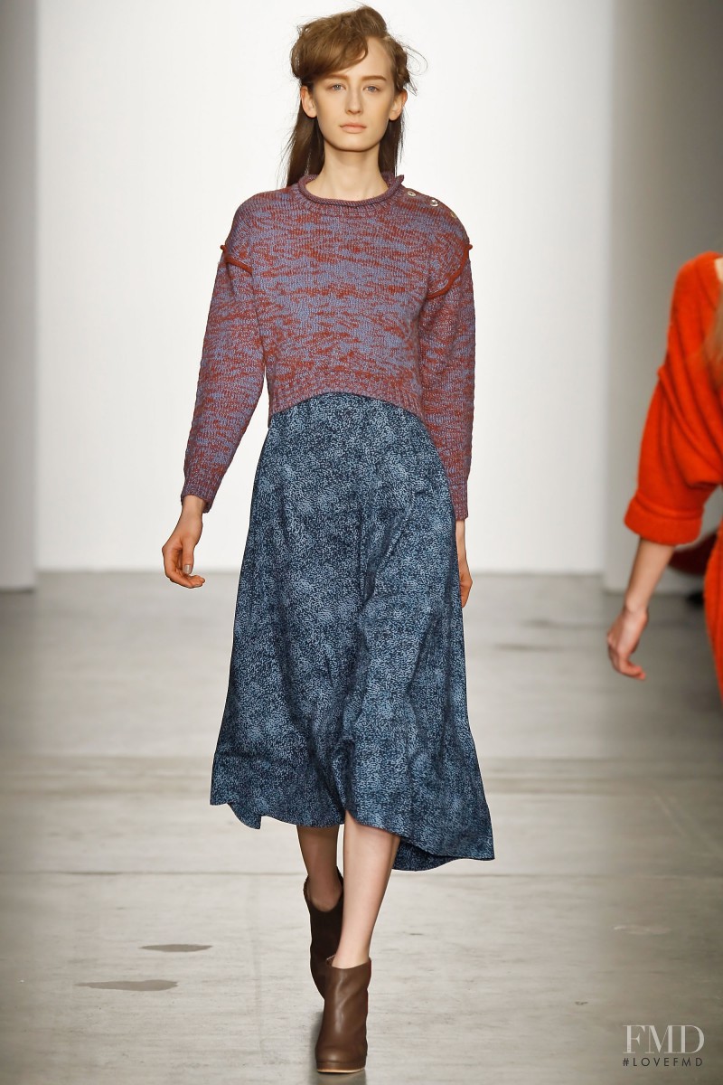 Kasia Wrobel featured in  the Rachel Comey fashion show for Autumn/Winter 2011