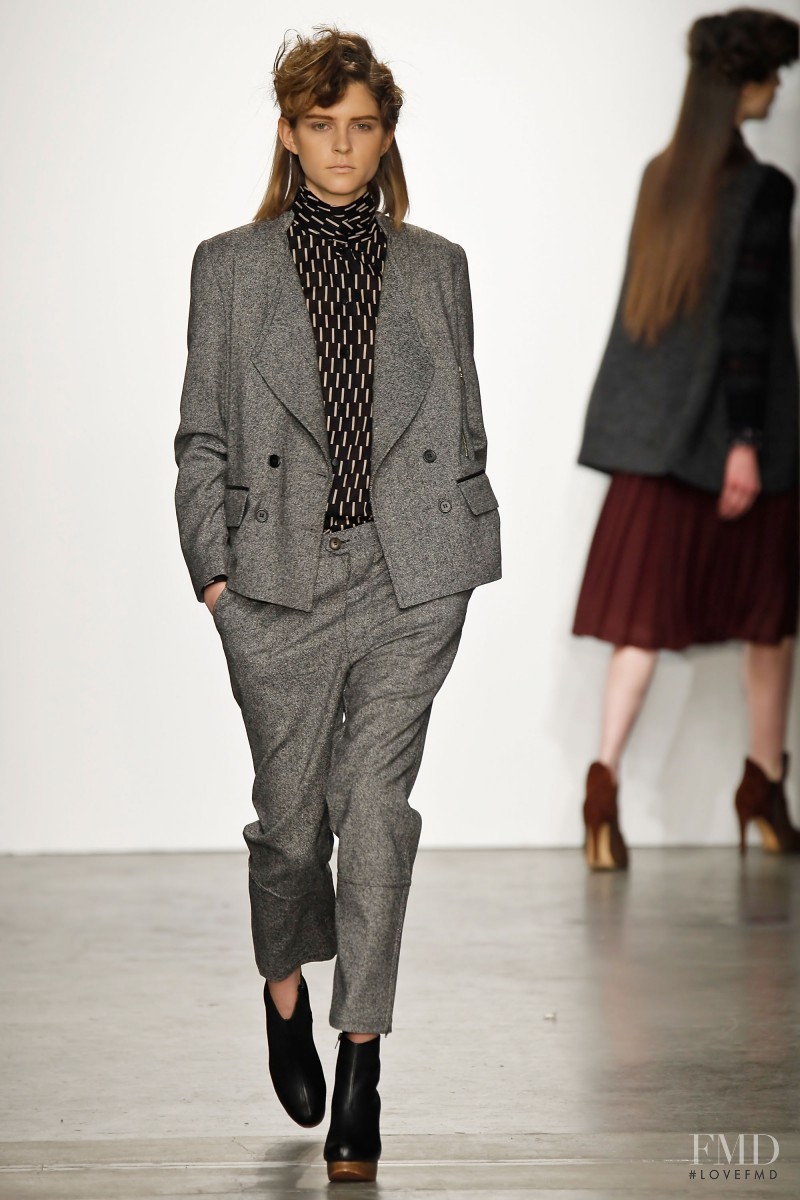 Kel Markey featured in  the Rachel Comey fashion show for Autumn/Winter 2011