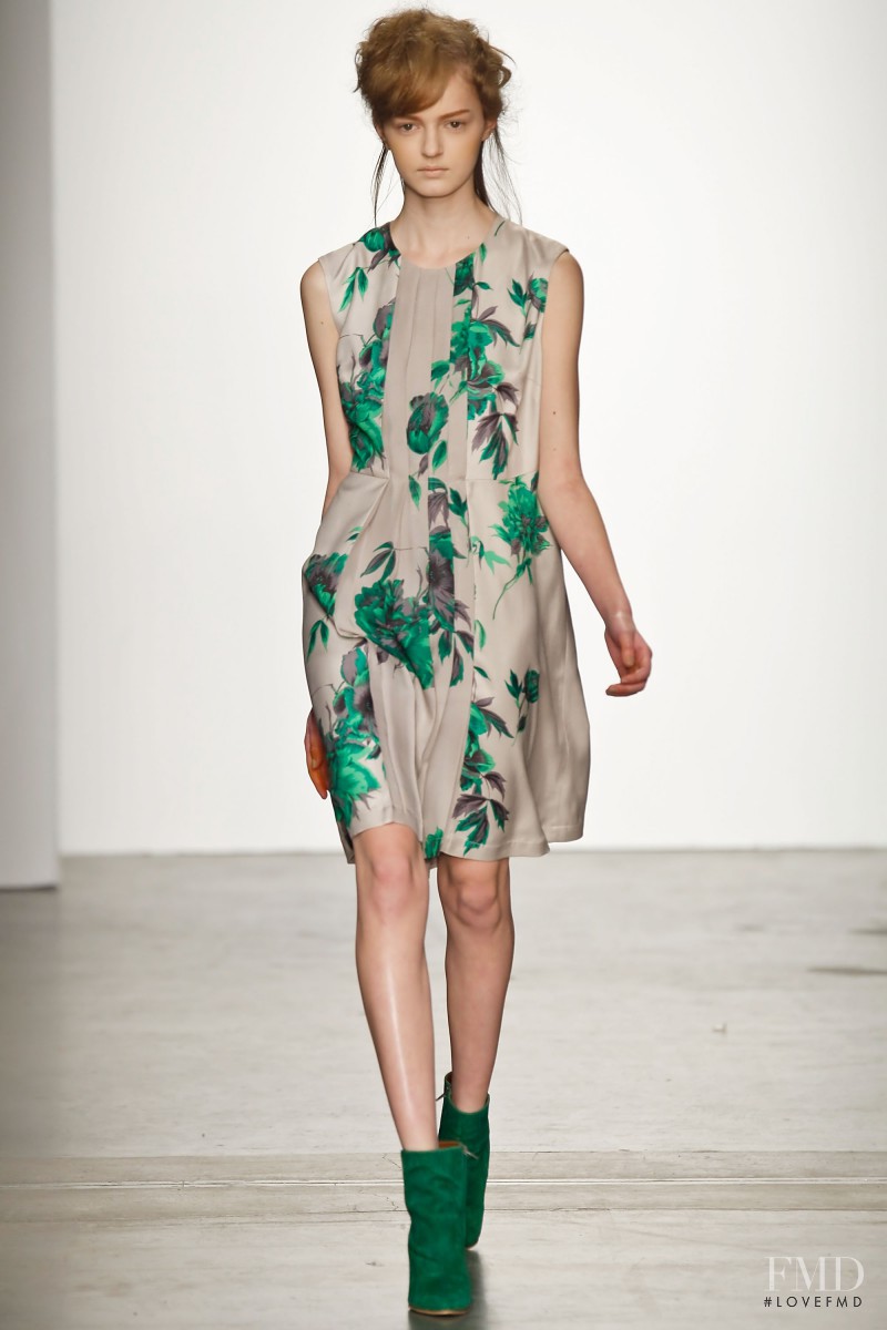 Zuzanna Bronczyk featured in  the Rachel Comey fashion show for Autumn/Winter 2011