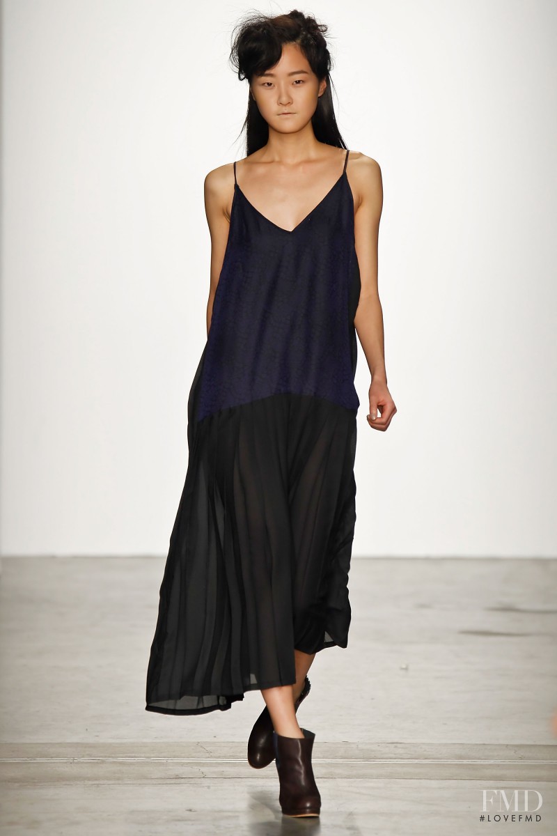 Hyoni Kang featured in  the Rachel Comey fashion show for Autumn/Winter 2011