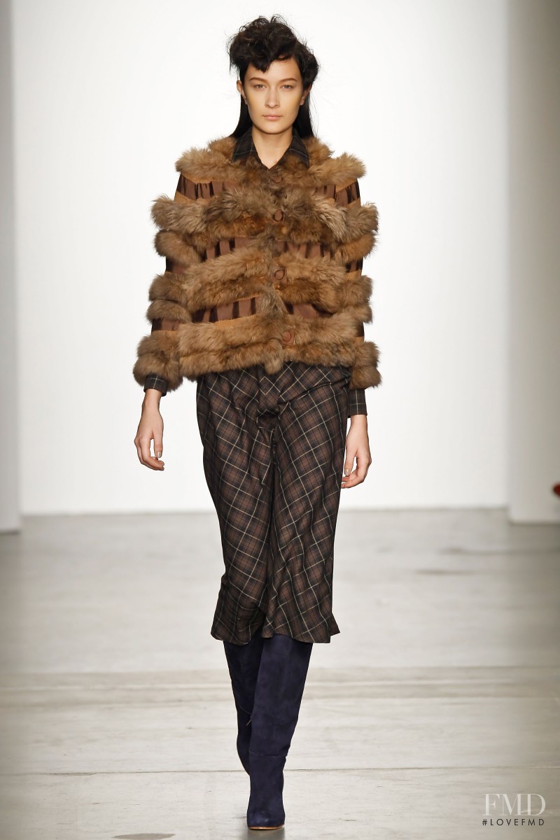 Bianca Luz featured in  the Rachel Comey fashion show for Autumn/Winter 2011