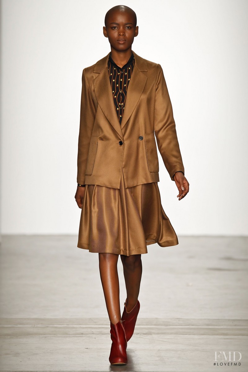 Flaviana Matata featured in  the Rachel Comey fashion show for Autumn/Winter 2011