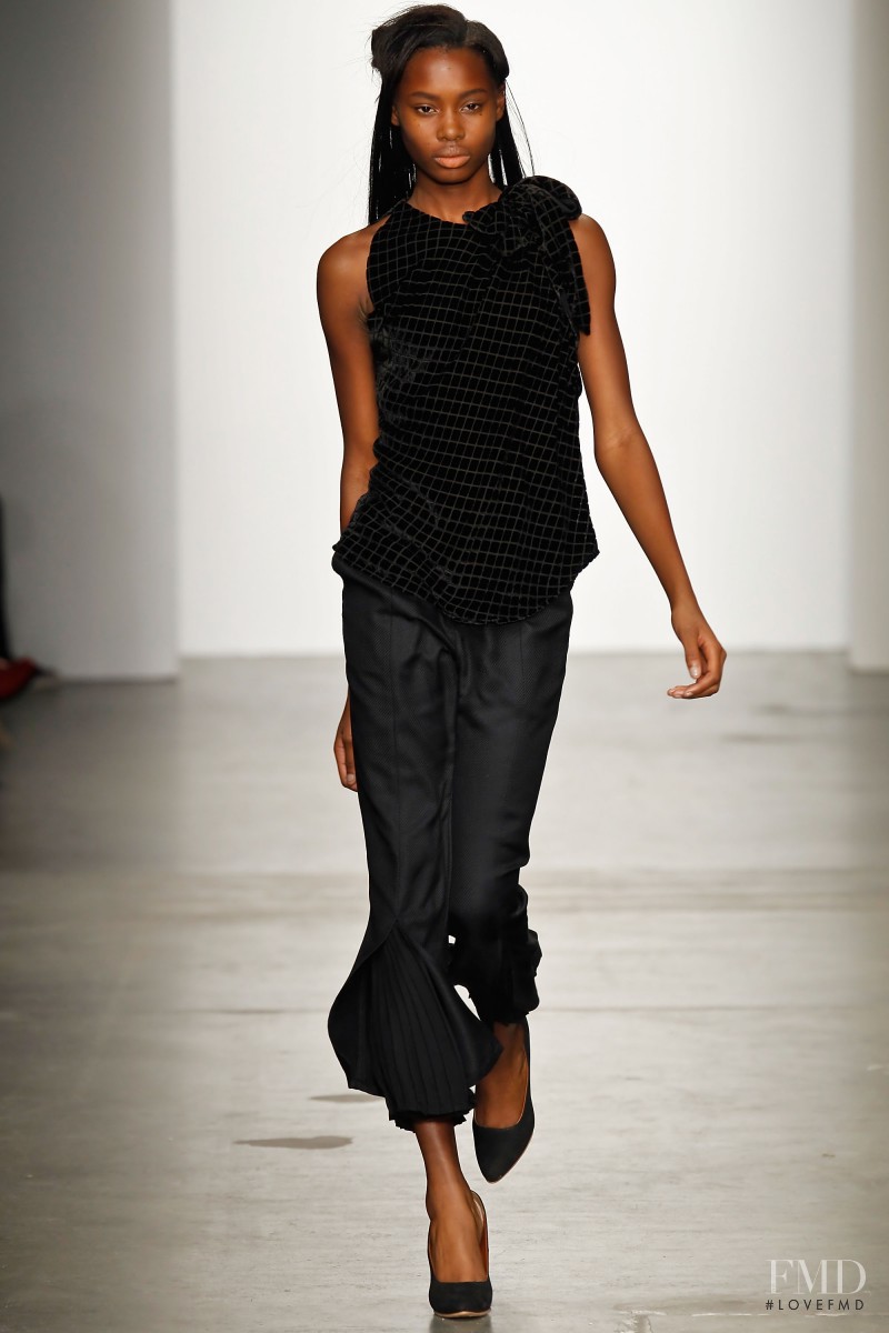 Ornelia Edwards featured in  the Rachel Comey fashion show for Autumn/Winter 2011
