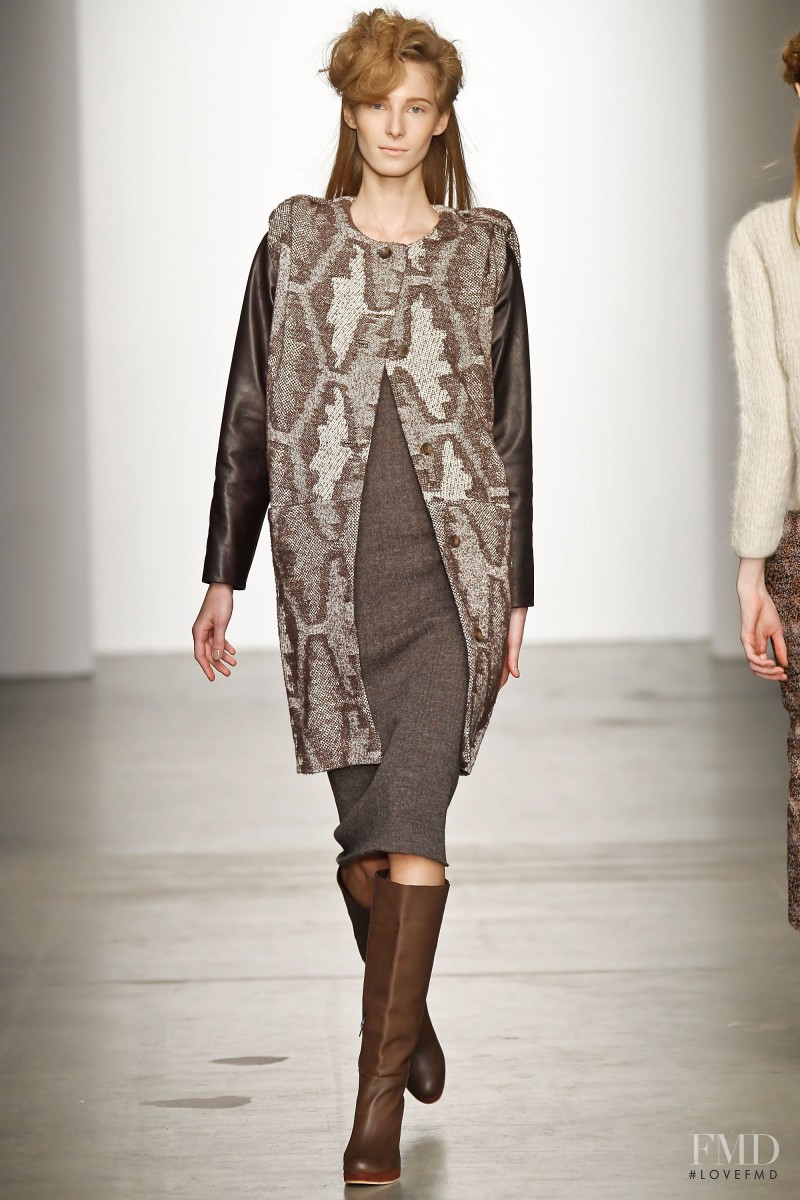 Martyna Budna featured in  the Rachel Comey fashion show for Autumn/Winter 2011
