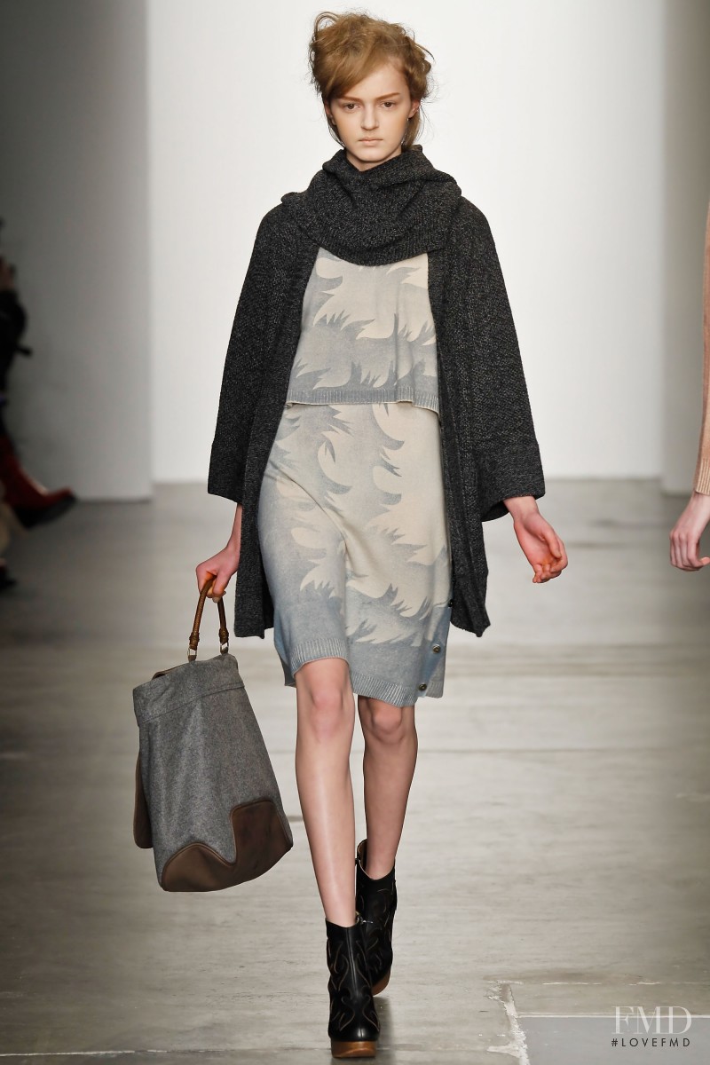 Zuzanna Bronczyk featured in  the Rachel Comey fashion show for Autumn/Winter 2011