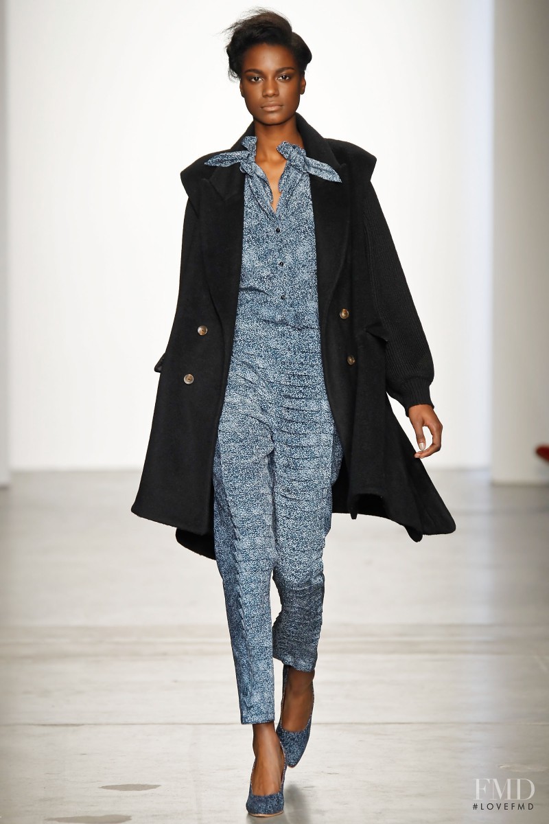 Kelly Moreira featured in  the Rachel Comey fashion show for Autumn/Winter 2011