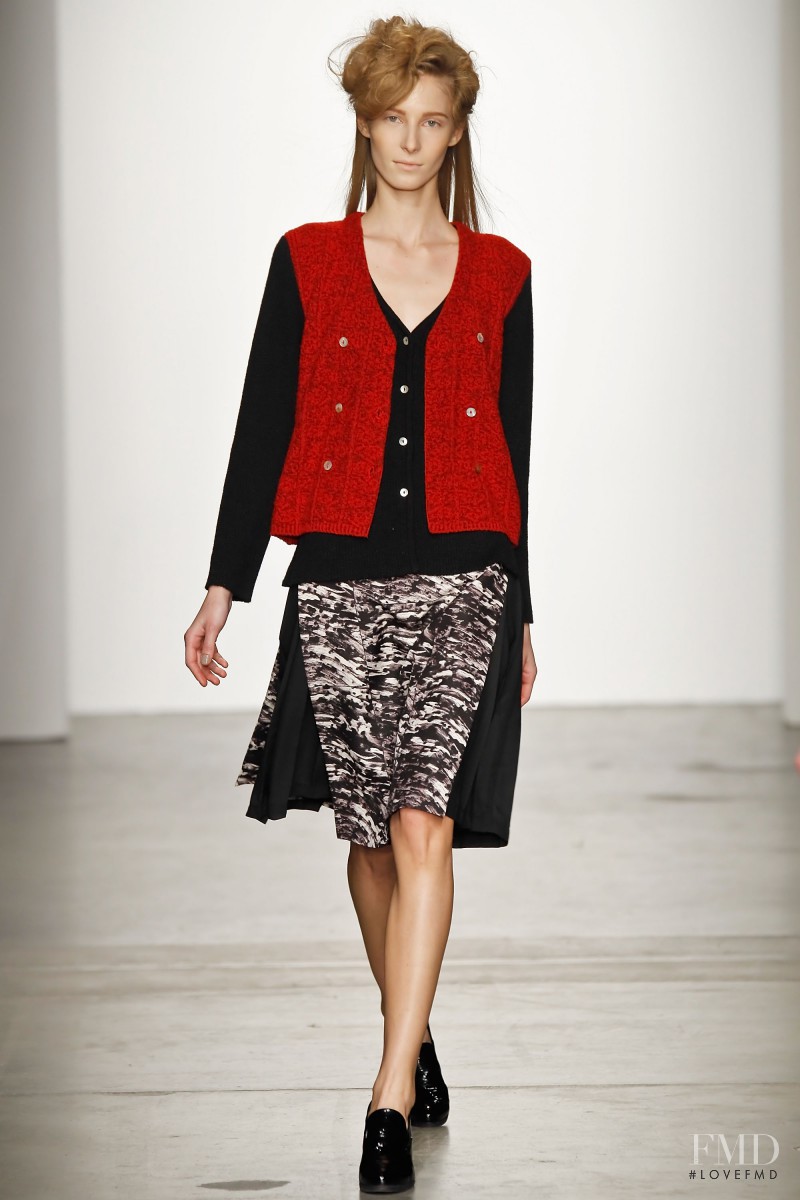 Martyna Budna featured in  the Rachel Comey fashion show for Autumn/Winter 2011