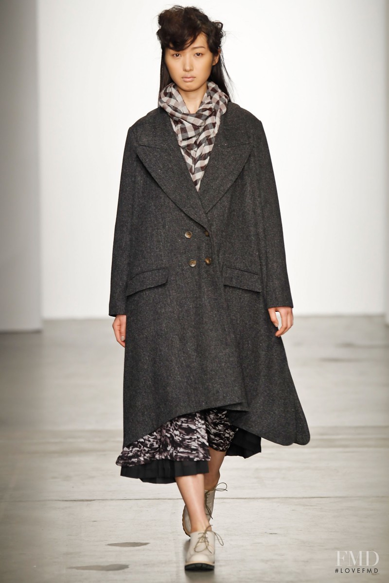 Coco Kazue featured in  the Rachel Comey fashion show for Autumn/Winter 2011
