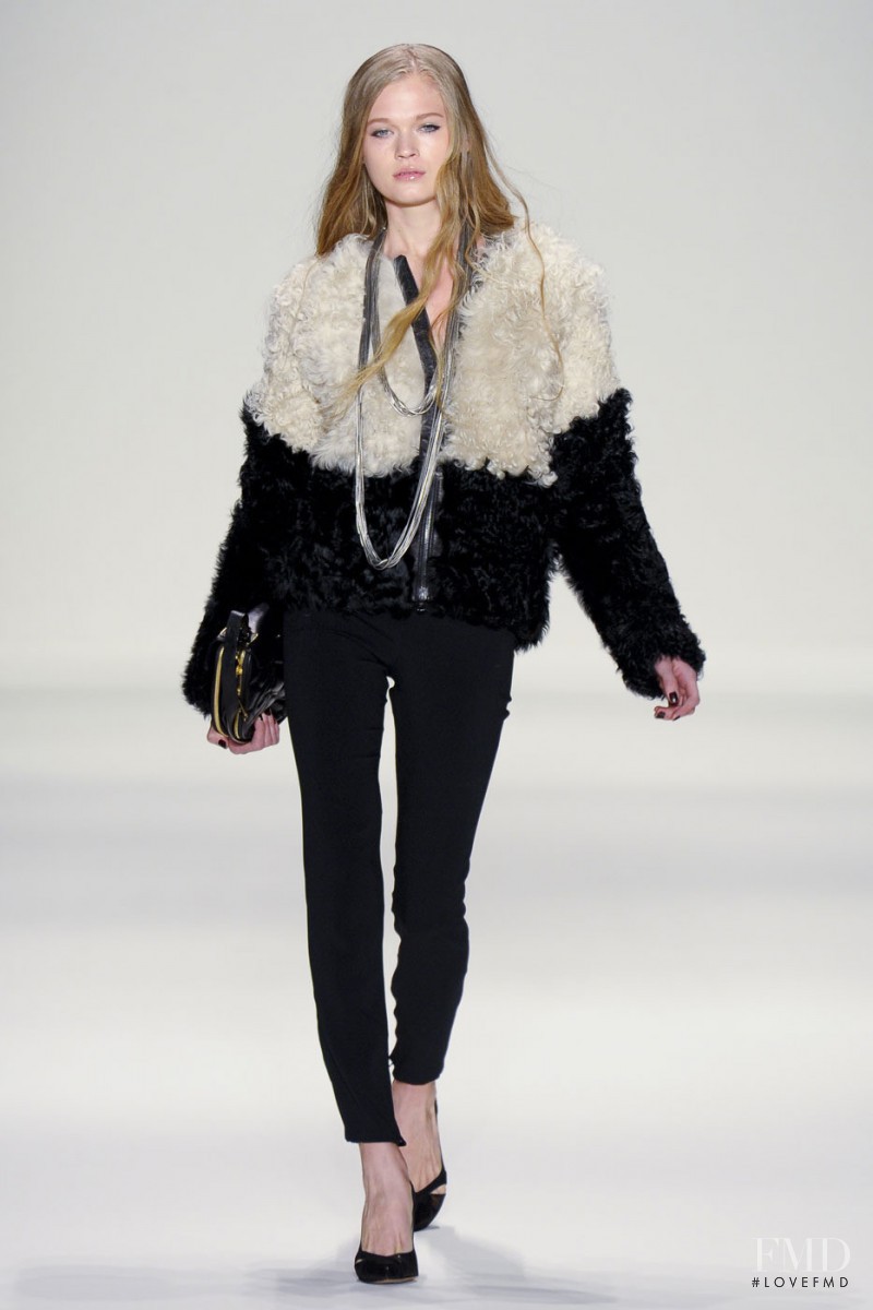 Vita Sidorkina featured in  the Rebecca Minkoff fashion show for Autumn/Winter 2011