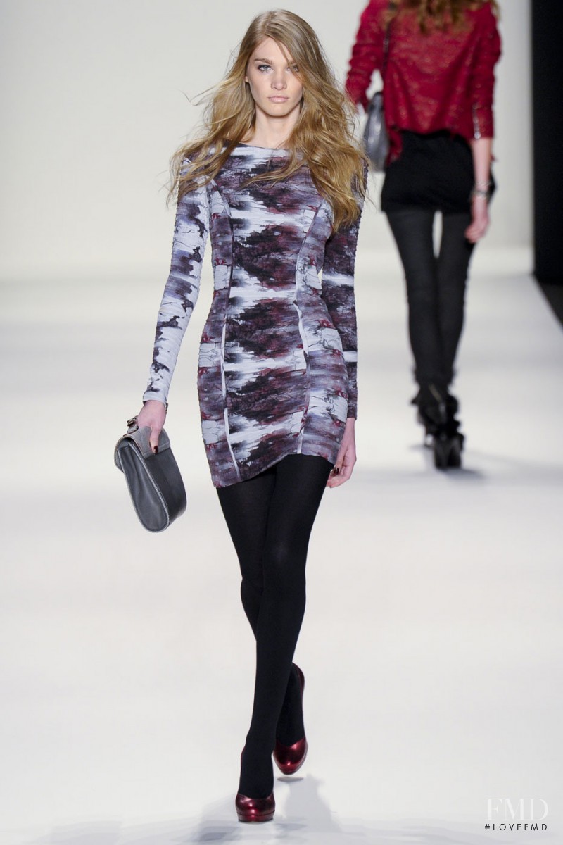 Irina Nikolaeva featured in  the Rebecca Minkoff fashion show for Autumn/Winter 2011