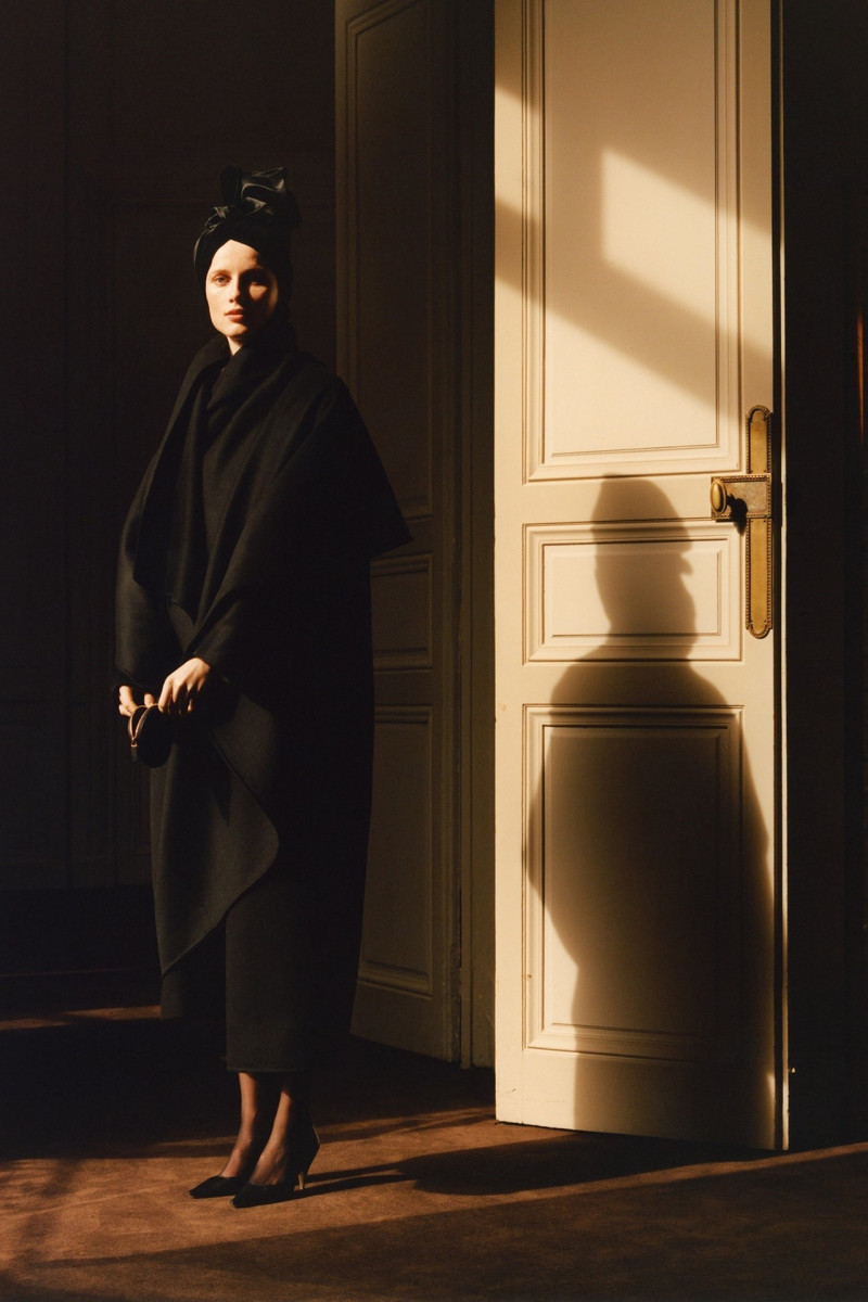 Rianne Van Rompaey featured in  the The Row lookbook for Autumn/Winter 2024