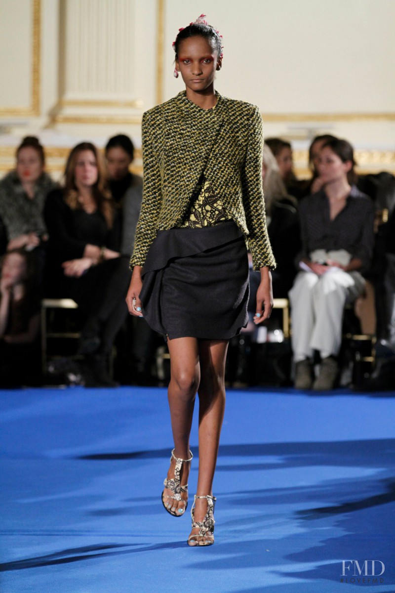 Rose Cordero featured in  the Thakoon fashion show for Autumn/Winter 2011