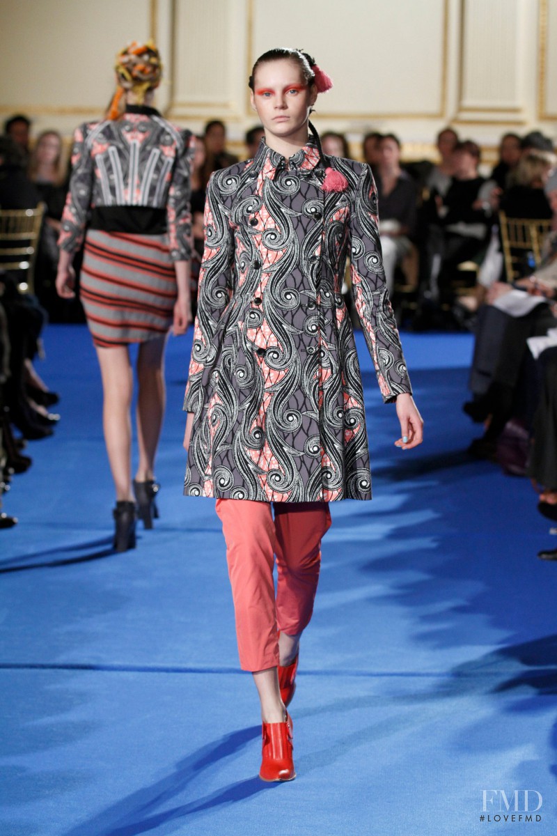 Julia Ivanyuk featured in  the Thakoon fashion show for Autumn/Winter 2011
