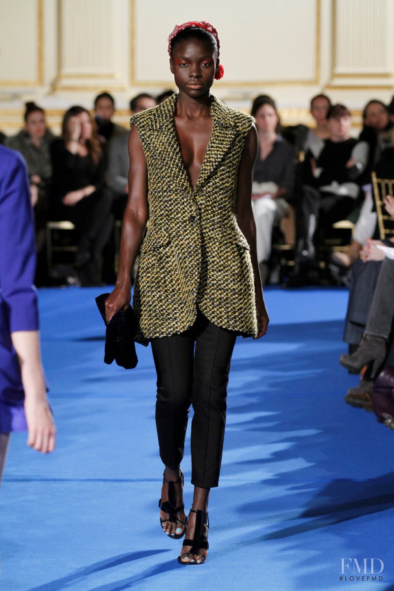 Jeneil Williams featured in  the Thakoon fashion show for Autumn/Winter 2011