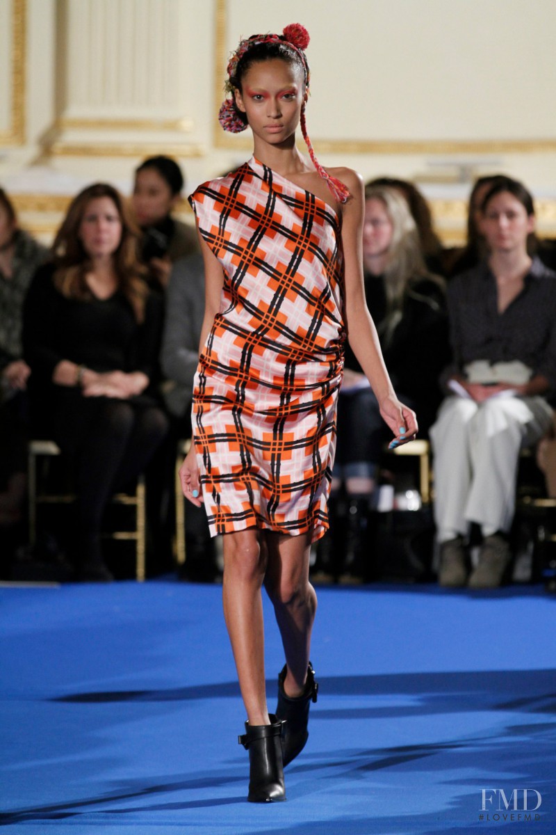 Anais Mali featured in  the Thakoon fashion show for Autumn/Winter 2011