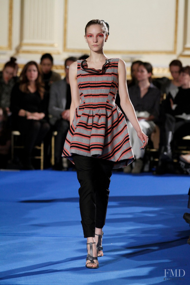 Dorothea Barth Jorgensen featured in  the Thakoon fashion show for Autumn/Winter 2011