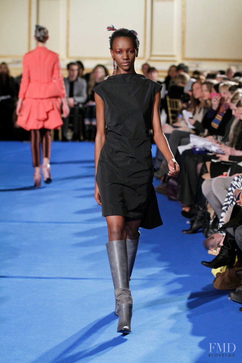 Herieth Paul featured in  the Thakoon fashion show for Autumn/Winter 2011