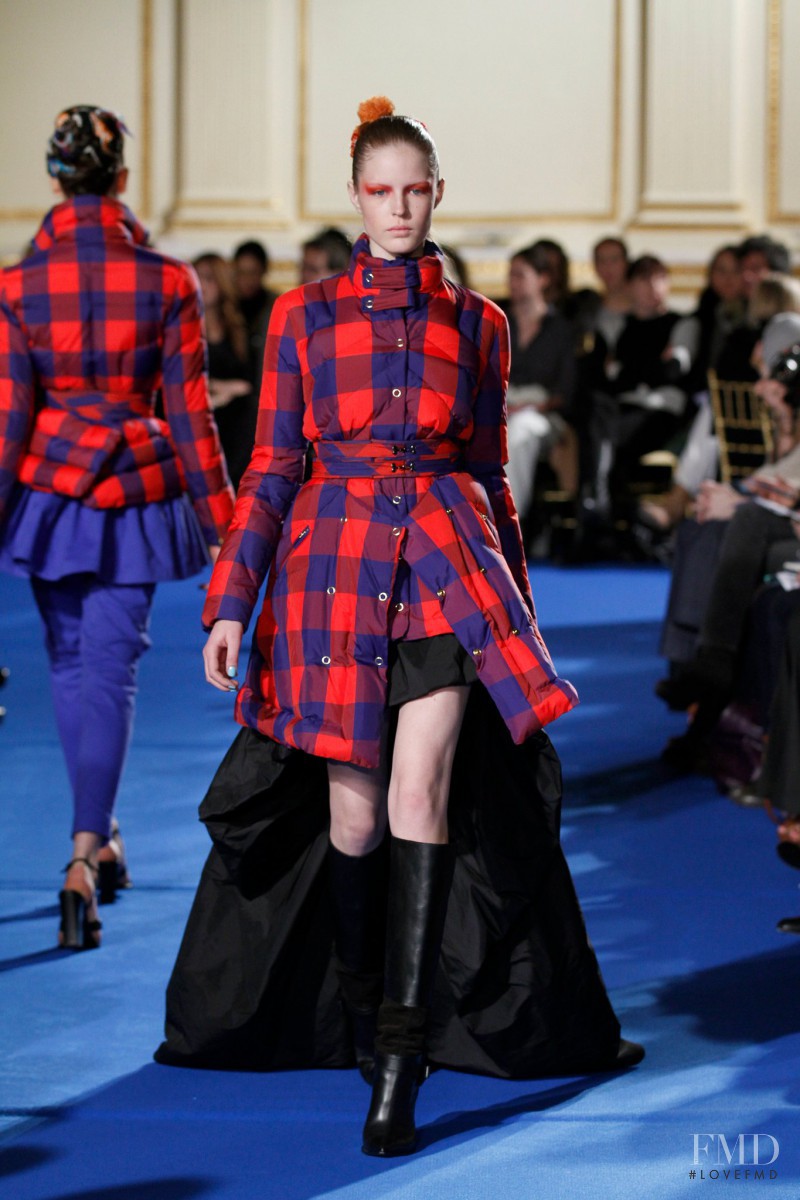 Linnea Regnander featured in  the Thakoon fashion show for Autumn/Winter 2011