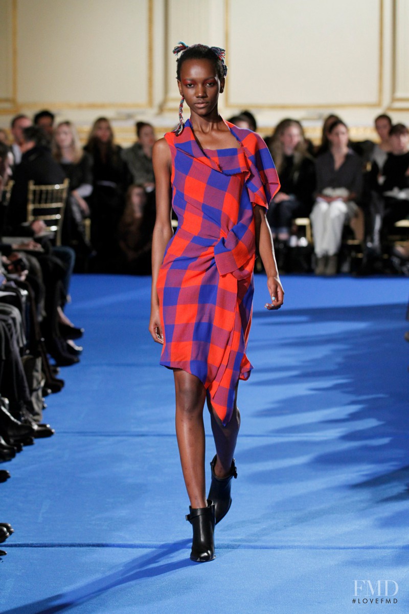 Herieth Paul featured in  the Thakoon fashion show for Autumn/Winter 2011