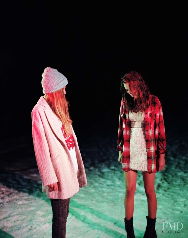 Moa Aberg featured in  the Urban Outfitters lookbook for Holiday 2013