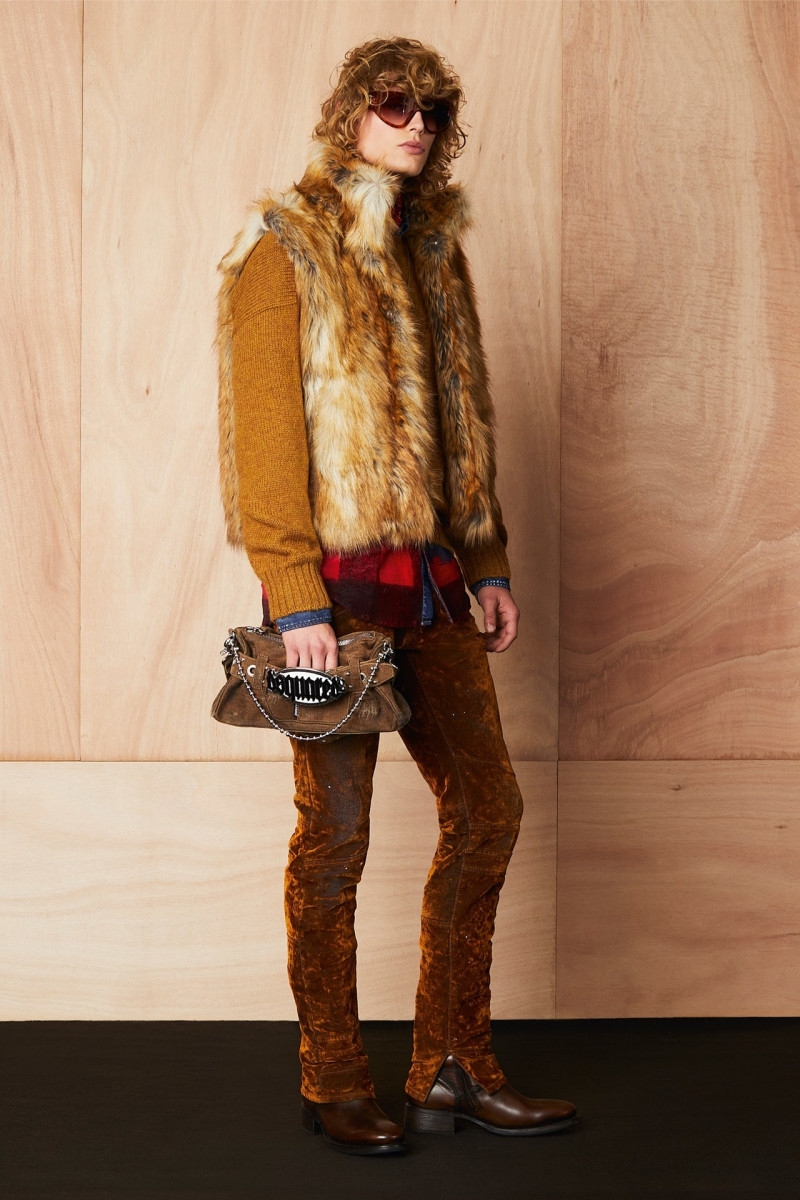 Jan Schokkenkamp featured in  the DSquared2 lookbook for Pre-Fall 2024