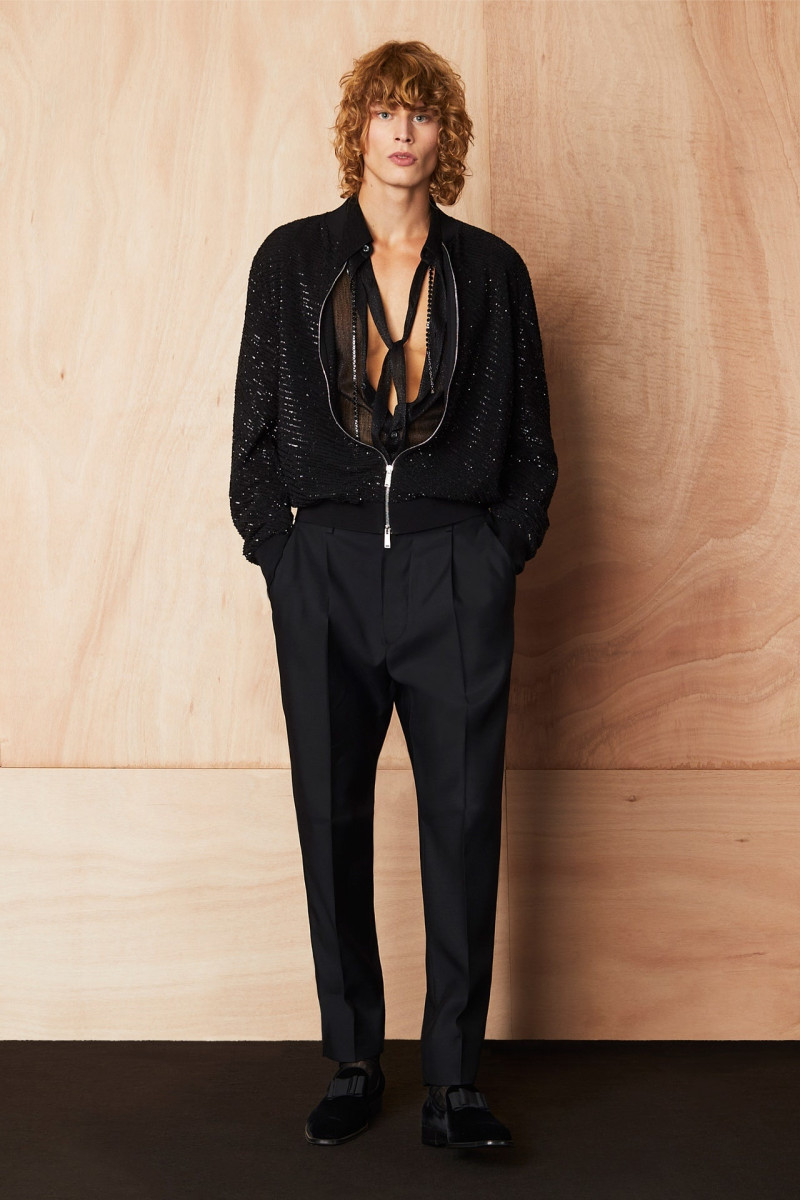 Jan Schokkenkamp featured in  the DSquared2 lookbook for Pre-Fall 2024