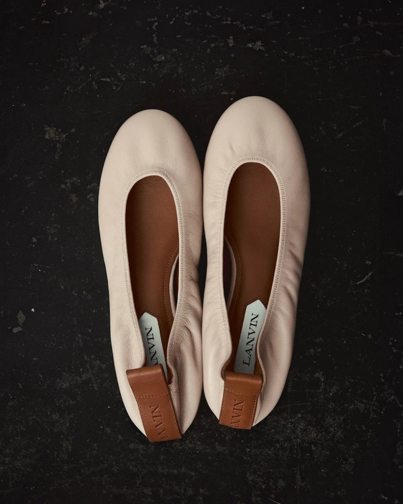 Greta Elisa Hofer featured in  the Lanvin Ballerina 2024 Campaign advertisement for Summer 2024