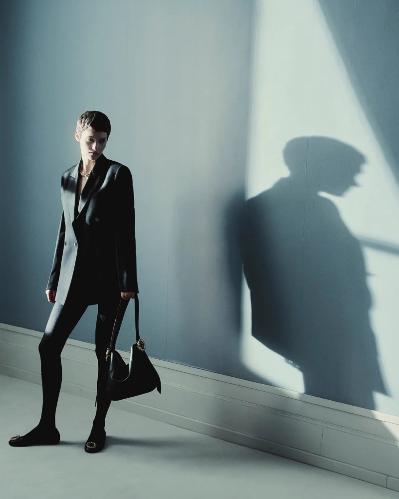 Greta Elisa Hofer featured in  the Lanvin Ballerina 2024 Campaign advertisement for Summer 2024