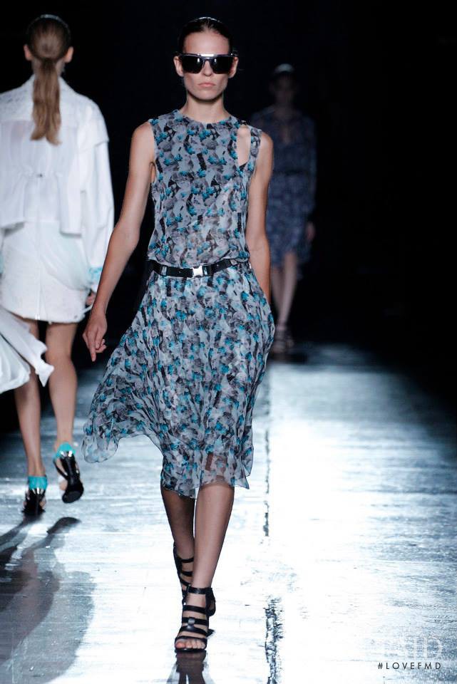 Katharina Hessen featured in  the Prabal Gurung fashion show for Spring/Summer 2015