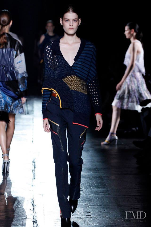 Kia Low featured in  the Prabal Gurung fashion show for Spring/Summer 2015