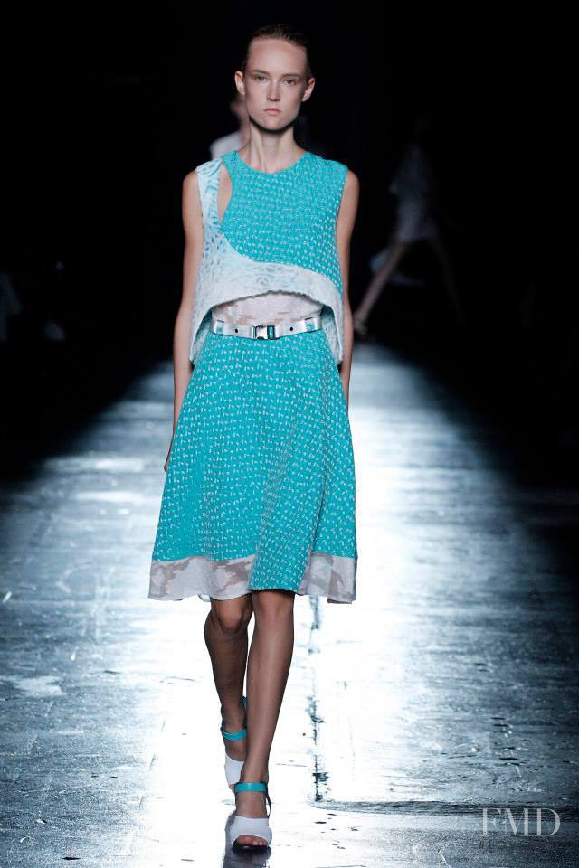Harleth Kuusik featured in  the Prabal Gurung fashion show for Spring/Summer 2015