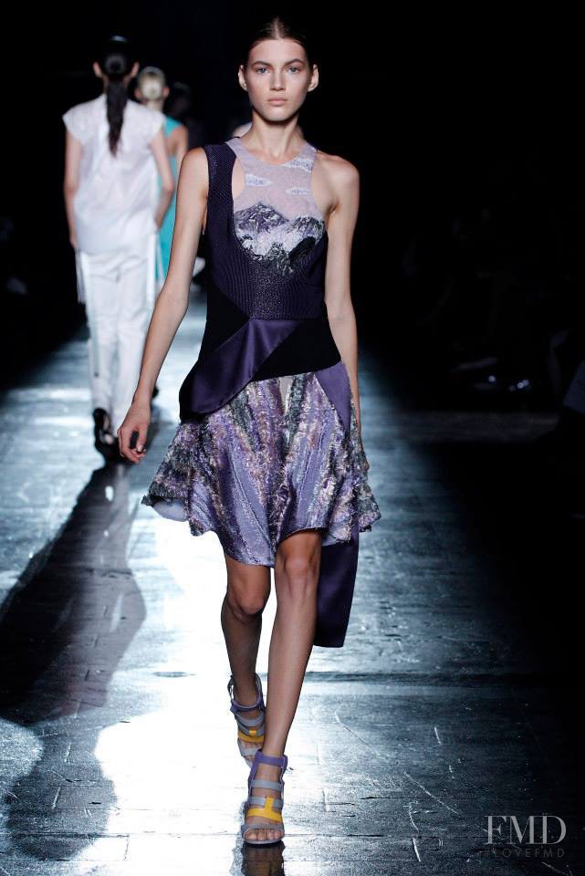 Valery Kaufman featured in  the Prabal Gurung fashion show for Spring/Summer 2015