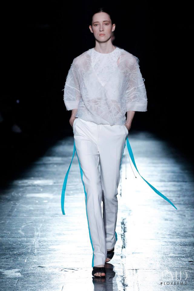 Helena Severin featured in  the Prabal Gurung fashion show for Spring/Summer 2015