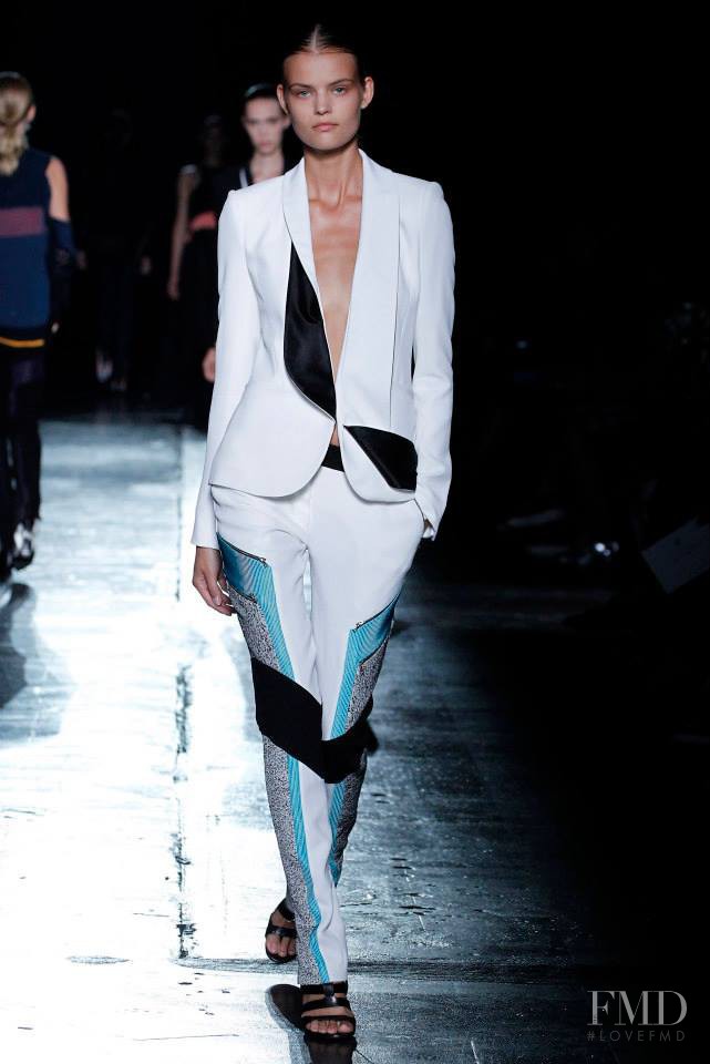 Kate Grigorieva featured in  the Prabal Gurung fashion show for Spring/Summer 2015