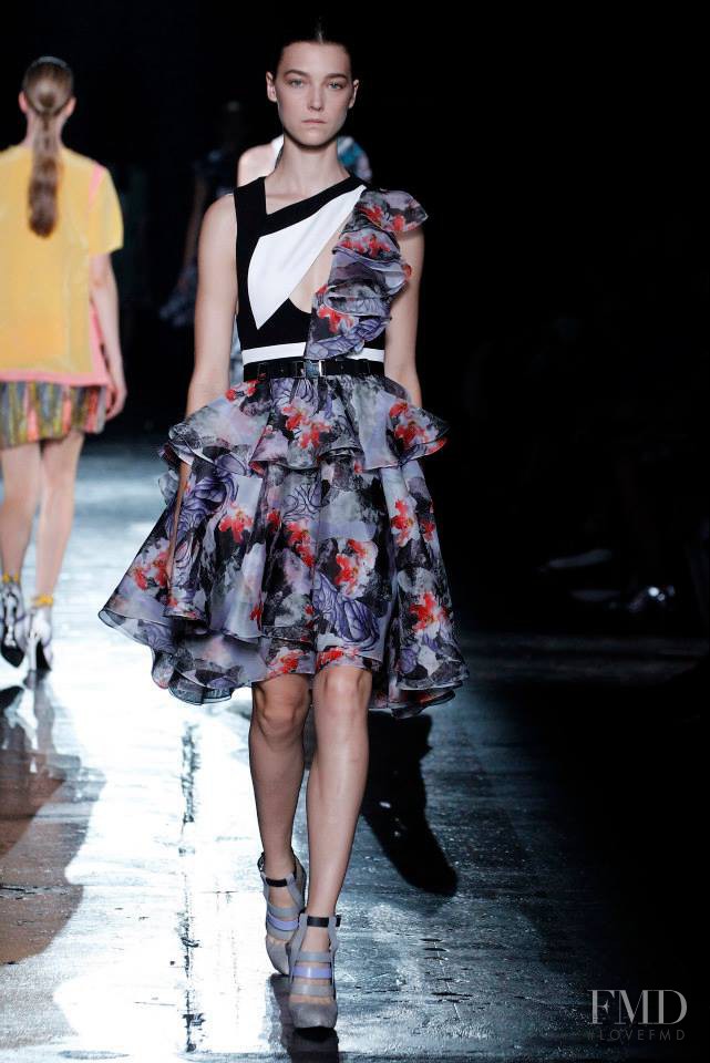 Stephanie Joy Field featured in  the Prabal Gurung fashion show for Spring/Summer 2015