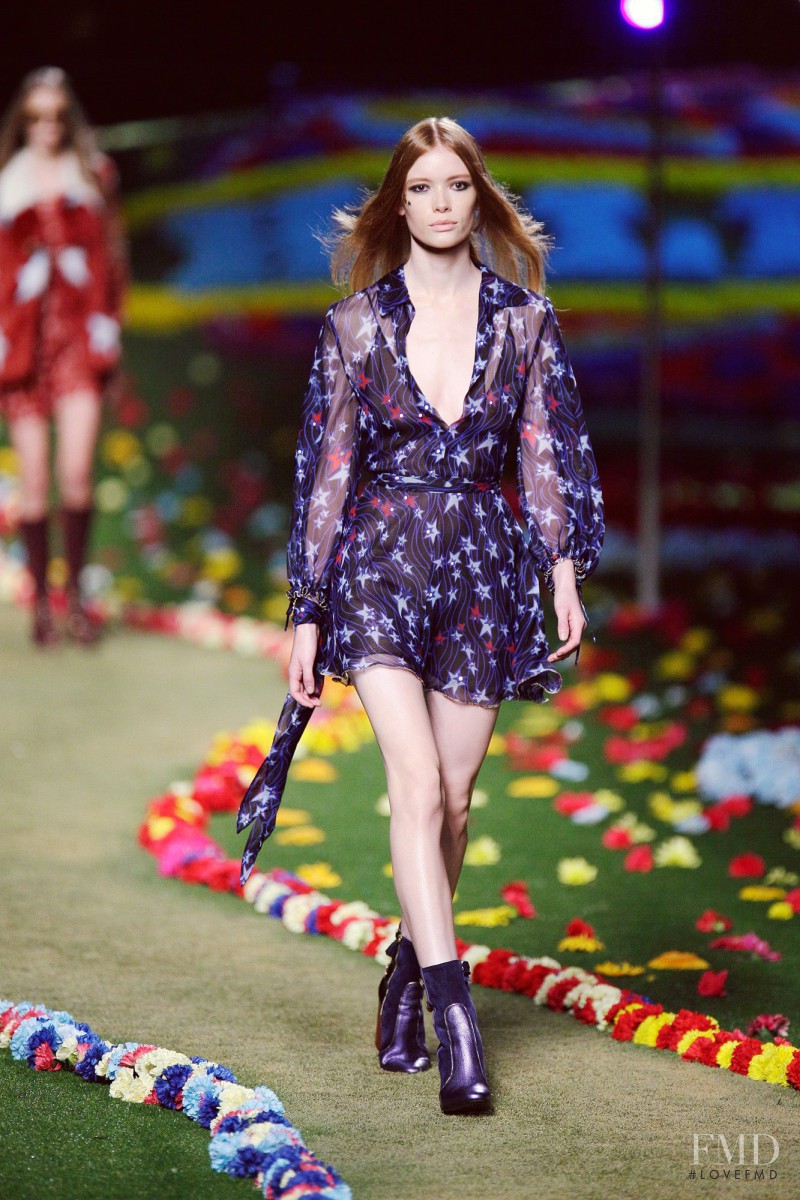 Julia Hafstrom featured in  the Tommy Hilfiger fashion show for Spring/Summer 2015