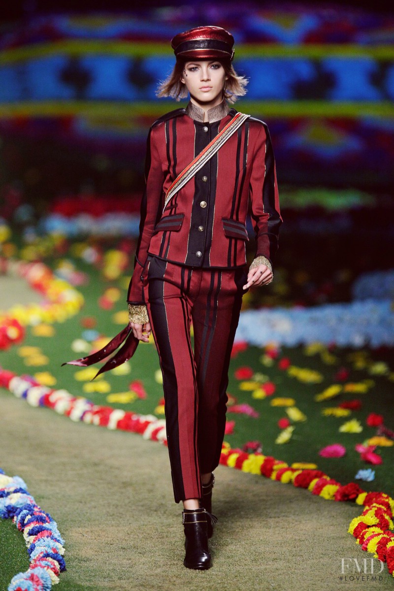 Valery Kaufman featured in  the Tommy Hilfiger fashion show for Spring/Summer 2015