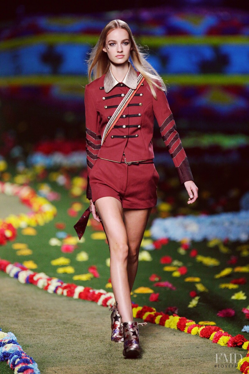 Maartje Verhoef featured in  the Tommy Hilfiger fashion show for Spring/Summer 2015