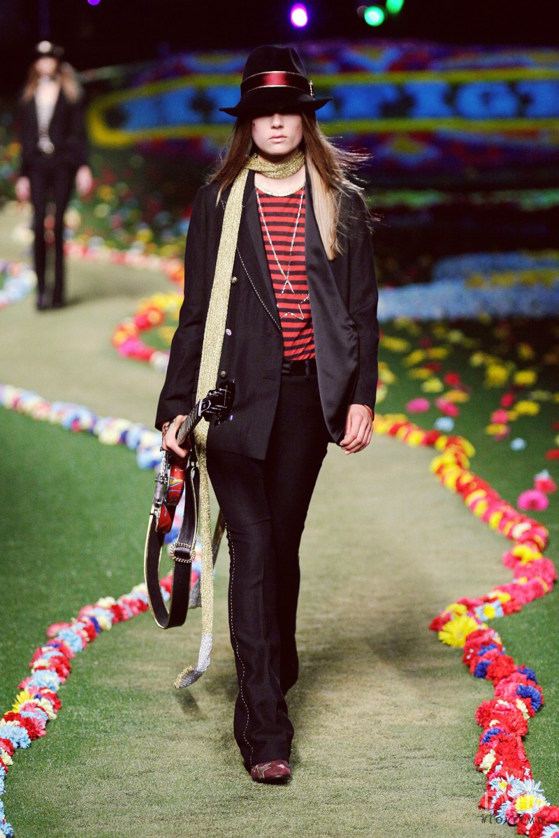 Caroline Brasch Nielsen featured in  the Tommy Hilfiger fashion show for Spring/Summer 2015