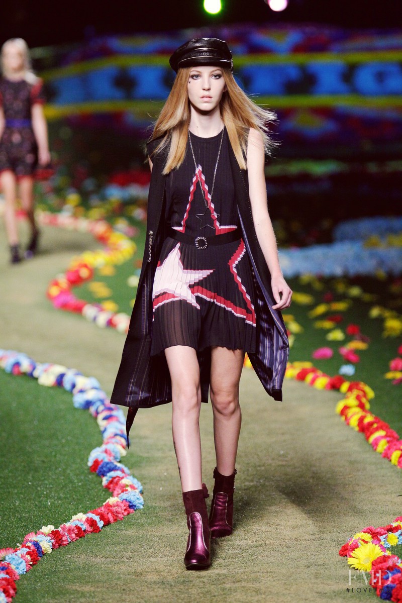Ella Richards featured in  the Tommy Hilfiger fashion show for Spring/Summer 2015