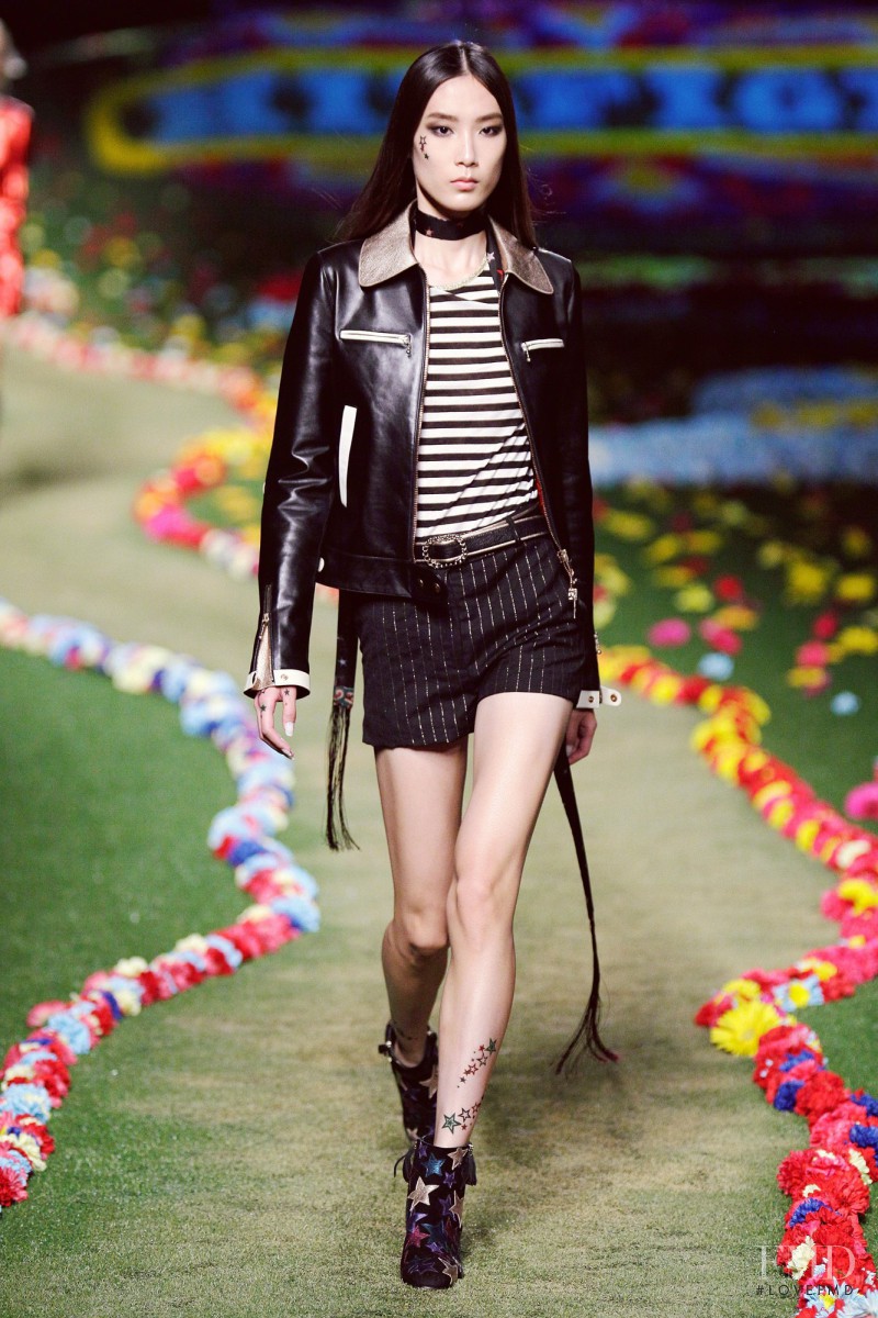 Dongqi Xue featured in  the Tommy Hilfiger fashion show for Spring/Summer 2015