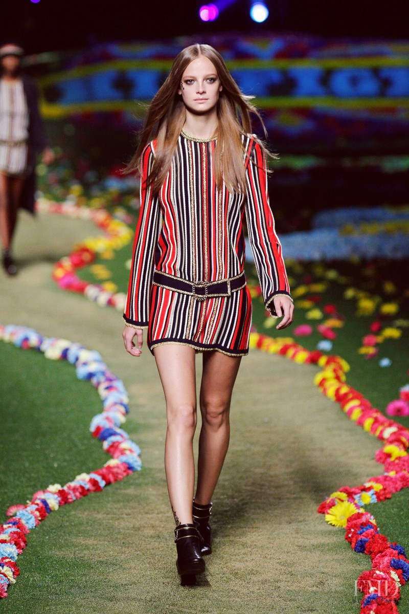 Ine Neefs featured in  the Tommy Hilfiger fashion show for Spring/Summer 2015