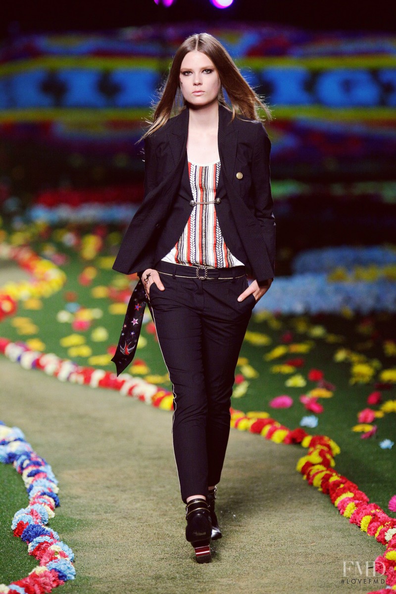 Caroline Brasch Nielsen featured in  the Tommy Hilfiger fashion show for Spring/Summer 2015