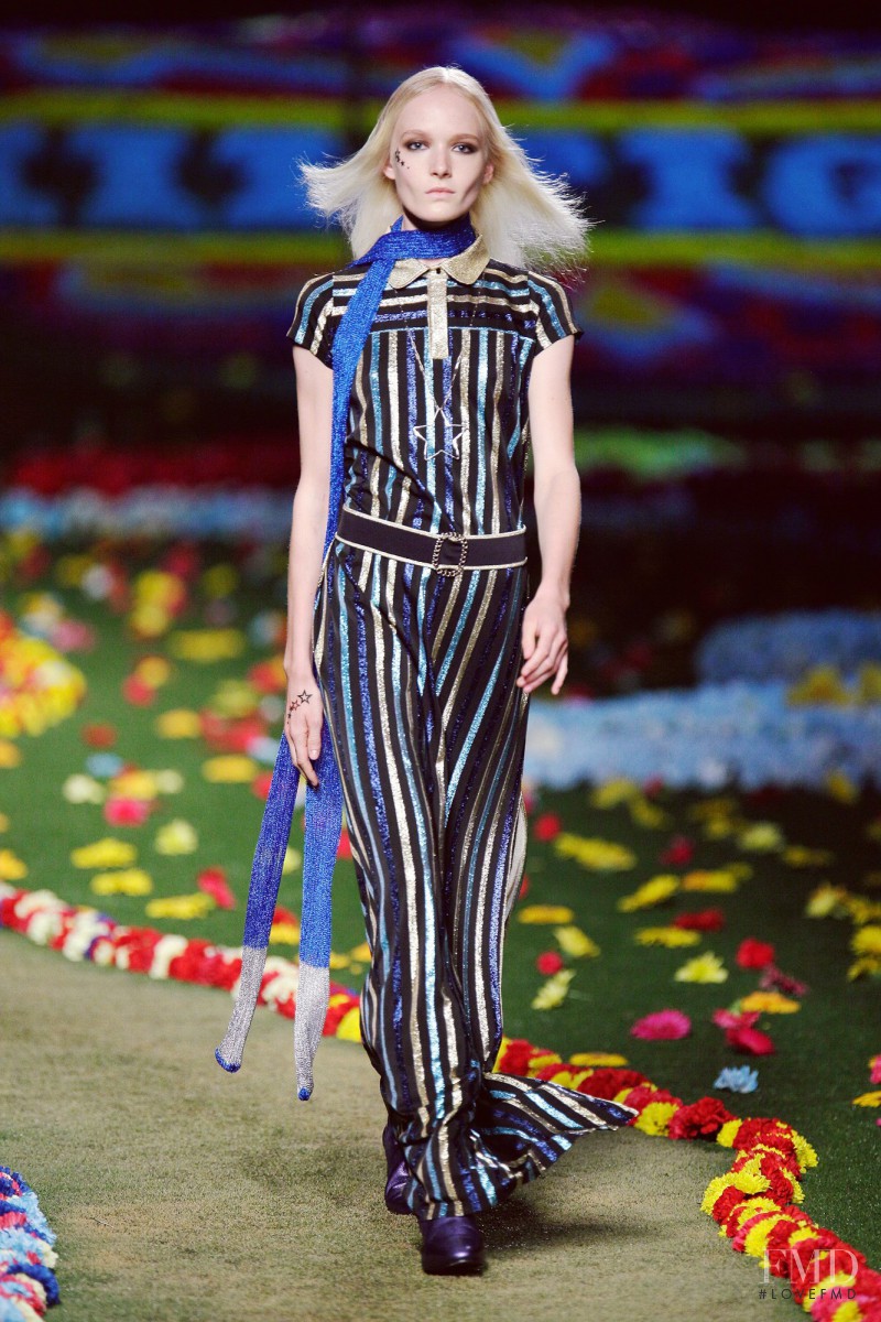 Maja Salamon featured in  the Tommy Hilfiger fashion show for Spring/Summer 2015