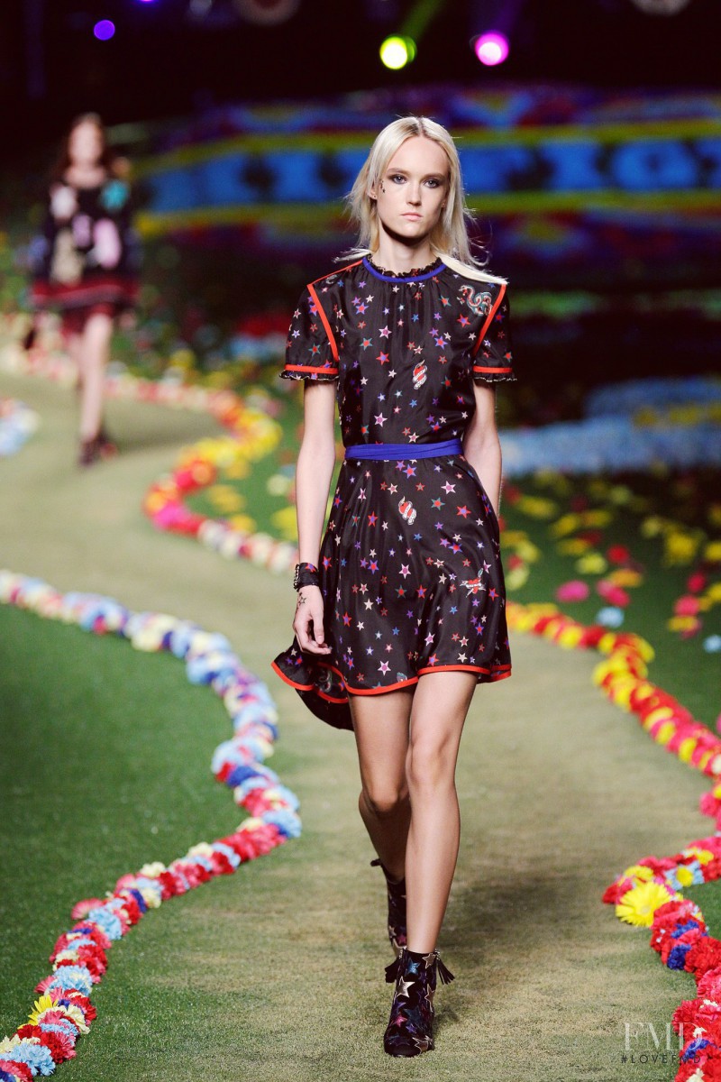 Harleth Kuusik featured in  the Tommy Hilfiger fashion show for Spring/Summer 2015