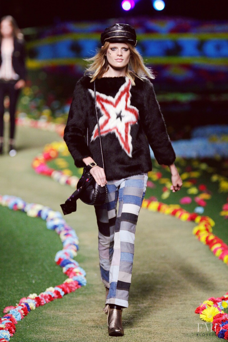 Hanne Gaby Odiele featured in  the Tommy Hilfiger fashion show for Spring/Summer 2015