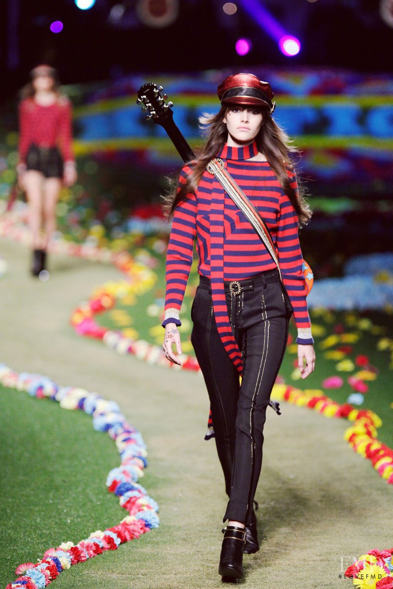 Vanessa Moody featured in  the Tommy Hilfiger fashion show for Spring/Summer 2015