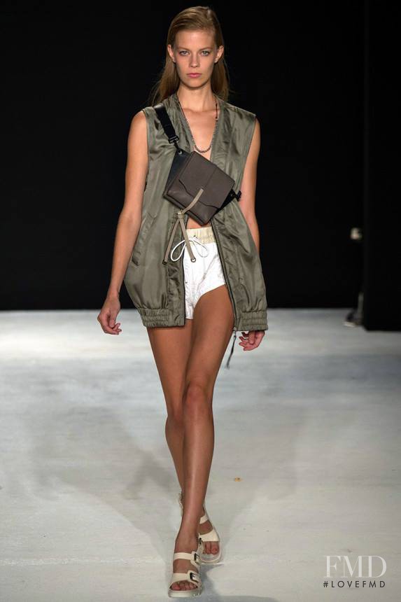 Lexi Boling featured in  the rag & bone fashion show for Spring/Summer 2015