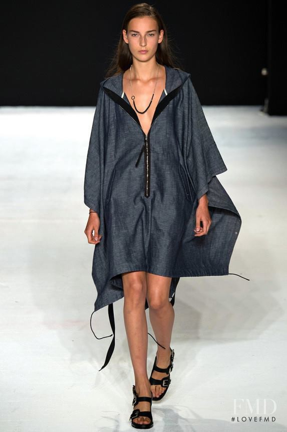 Julia Bergshoeff featured in  the rag & bone fashion show for Spring/Summer 2015