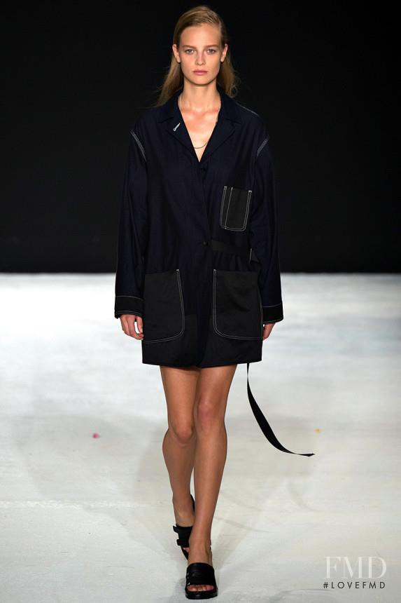 Ine Neefs featured in  the rag & bone fashion show for Spring/Summer 2015